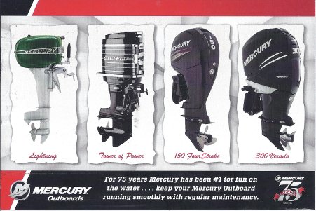 Special Mercury Marine Post Card